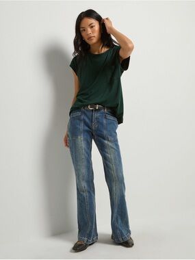 NWT 78&Sunny Merrit Island Tee in Hunter Green | Sz M